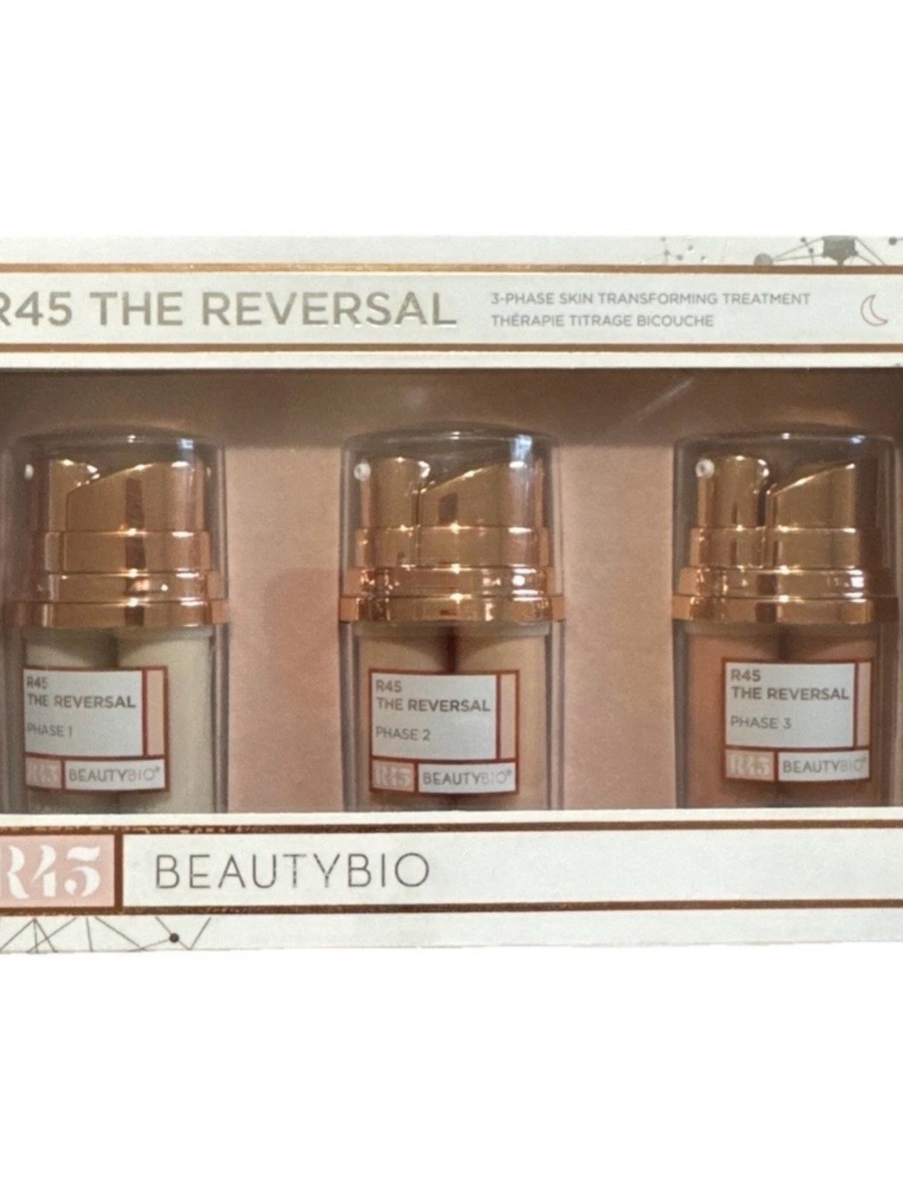 Beautybio R45 The Reversal 3 Phase Skin Transforming Treatment 0.17 oz x 3 NIB